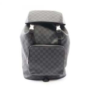 Louis Vuitton LOUIS VUITTON Backpack Rucksack Handbag Coated Canvas Leather D...